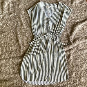 Striped H&M dress.